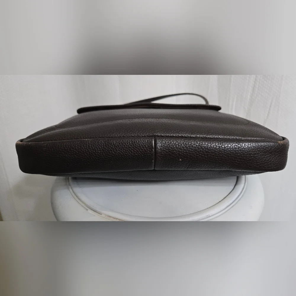 EUC Longchamp Brown Leather Shoulder Bag
